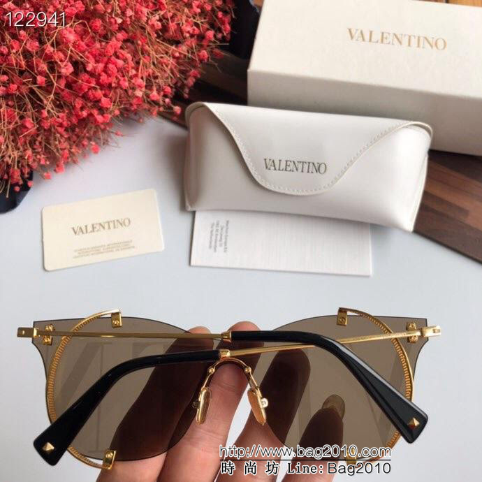 VALENTINO 華倫天奴 一體式連體鏡片 厚邊金屬網 防風防沙墨鏡 VA2016  lly1297